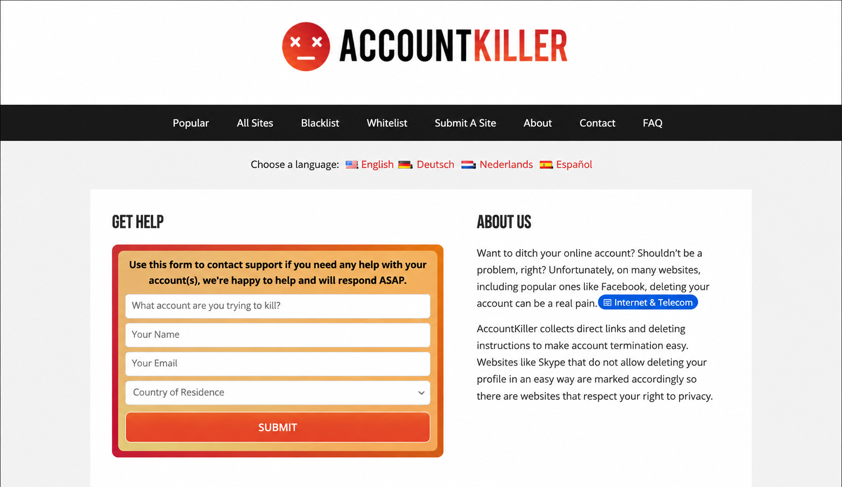 AccountKiller