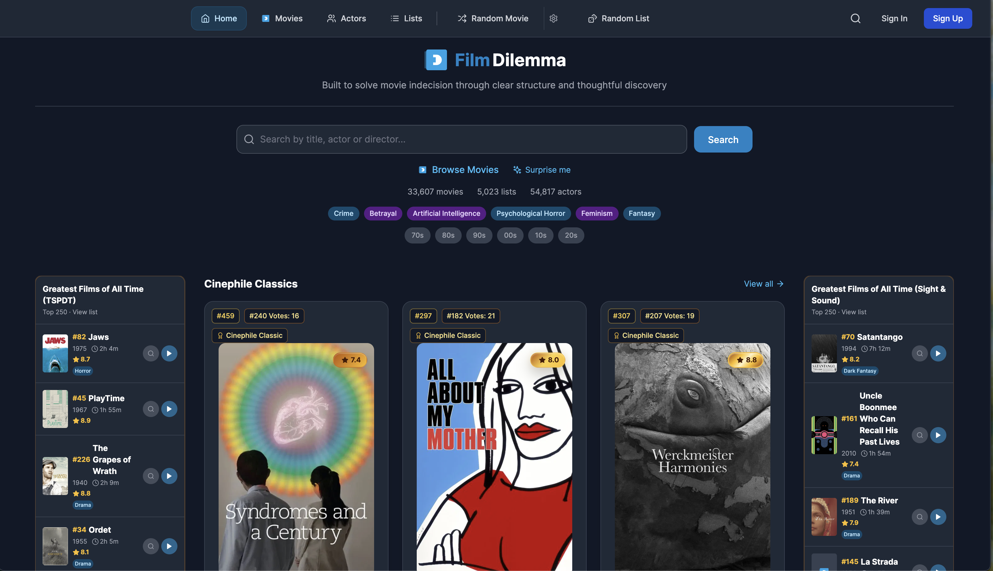 Film Dilemma