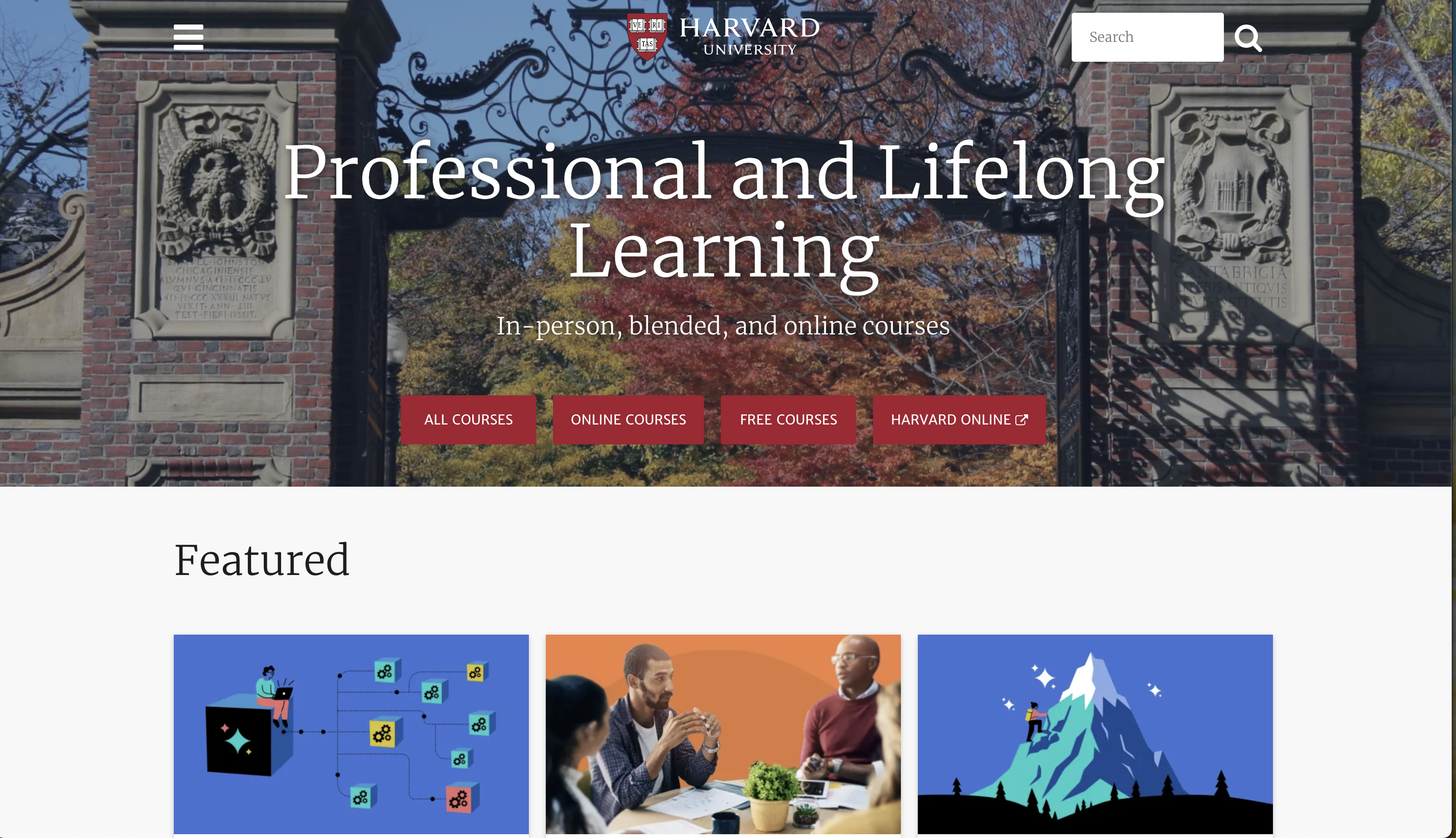 Harvard Online Learning