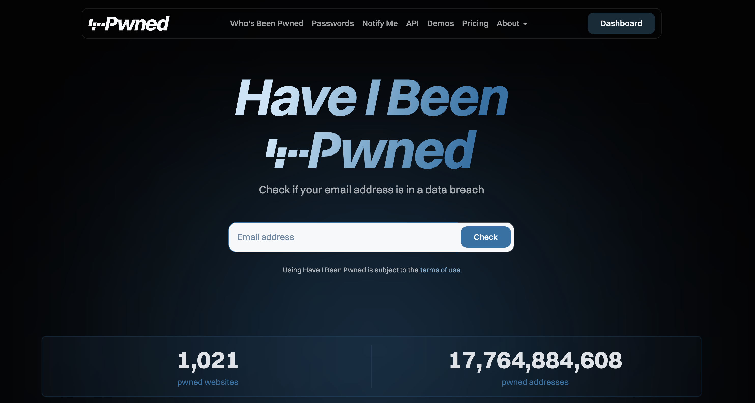 Have I Been Pwned