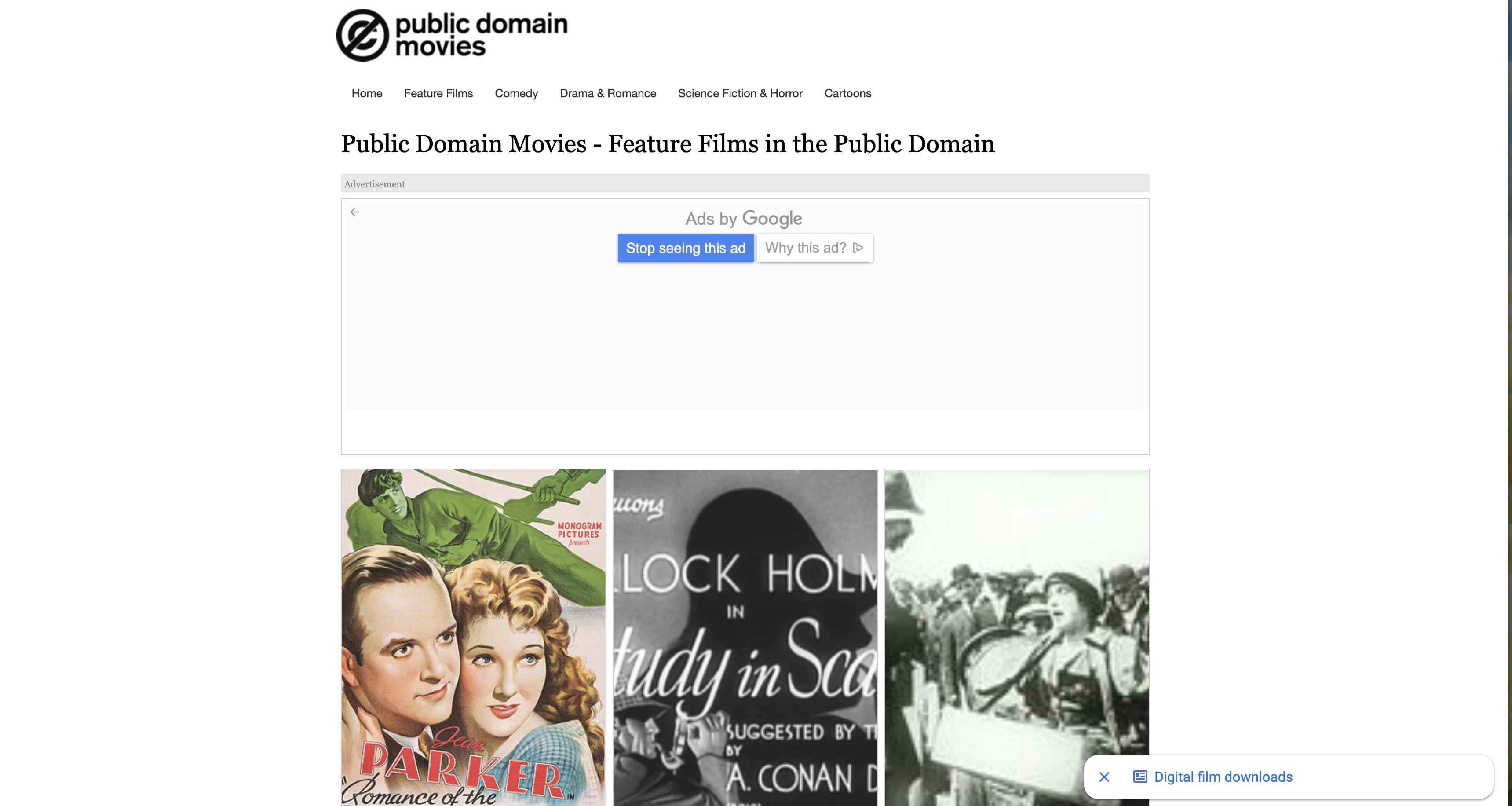 Public Domain Movies