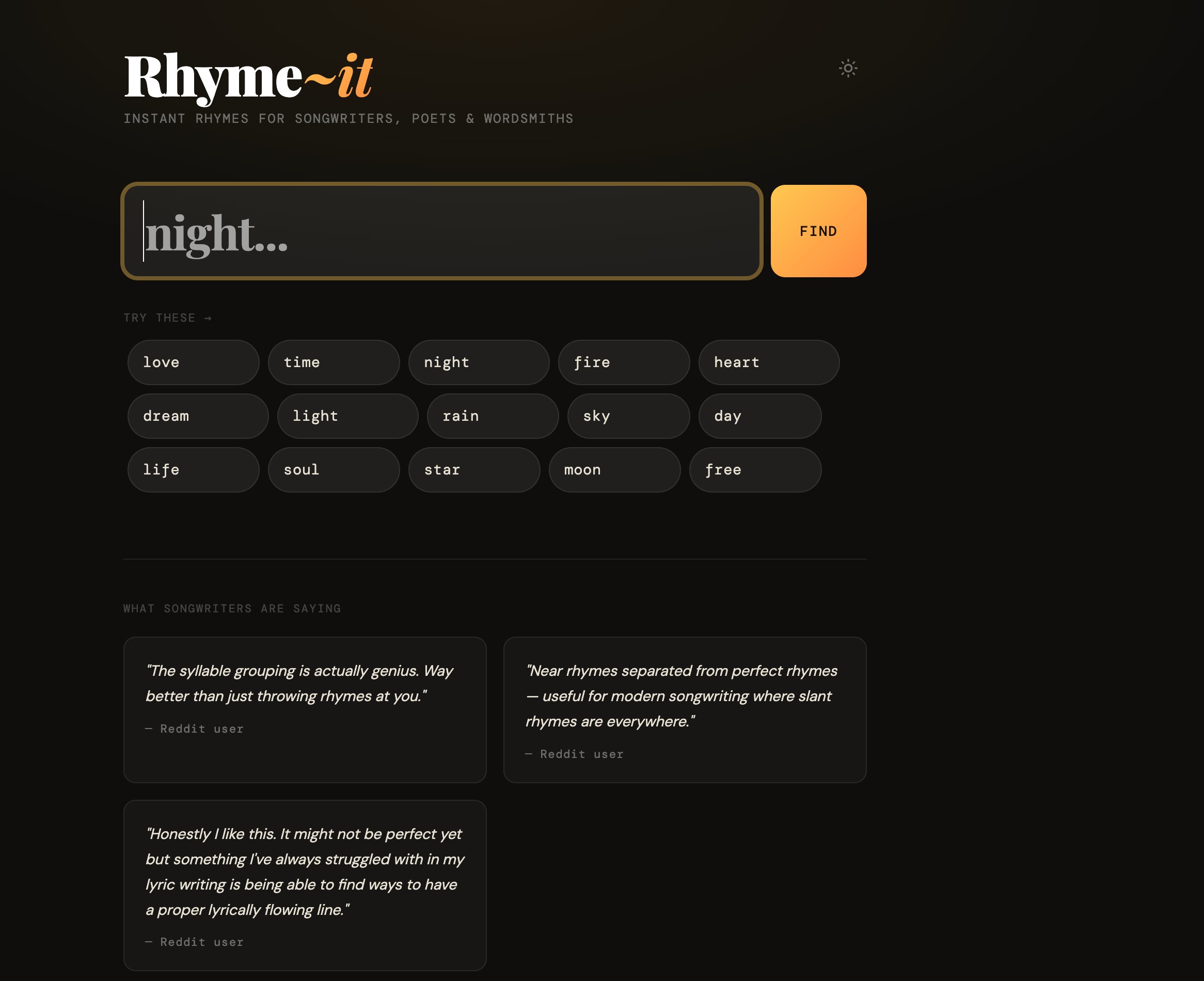 RhymeIt.org